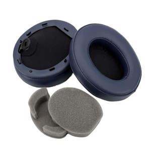 Almohadillas de repuesto de cuero de piel de cordero a precio de fábrica, almohadillas para <span class=keywords><strong>SONY</strong></span>, auriculares, auriculares, espuma con cancelación de ruido - Product Image 3
