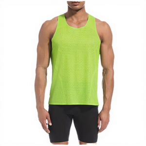 Vente flash : débardeur de sport pour homme, séchage rapide, sans coutures, respirant, léger, impression de logo personnalisée - Product Image 1