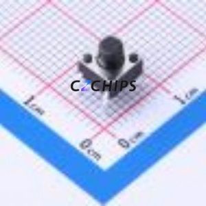HX TS666CJ 250gf 009 Tactile Switch Through hole-4P,6x6mm Switch Single Pole Single Throw Round Button 2.5N Through Hole - Product Image 1