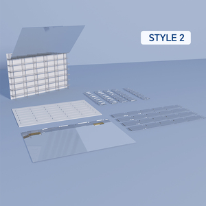 Acrylic Bìa hiển thị 1/64 Mô hình tương thích với xe ô tô nóng - Product Image 6
