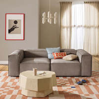 Modernes Minimalistisches Schwammgefülltes Stoff-Modulsofa für Hotelnutzung und Kleine Wohnzimmer-Dekoration