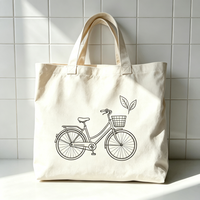 Sac de rangement zippé en toile imprimée, robuste et réutilisable, polyvalent pour le voyage, le quotidien, les cadeaux, l'équipement de sport, les foulards et les souvenirs