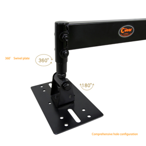 CNBear K-3008B-2 Professional Adjustable Metal Flat <b>Speaker</b> Wall Mount <b>Stand</b> Saves Floor Space & Reduces Clutter 30kg Capacity - Product Image 2