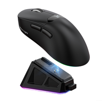 Souris de jeu sans fil rechargeable 24000 DPI PAW3311 avec écran LED, souris de jeu légère pour ordinateur de bureau, ordinateur portable, maison, bureau
