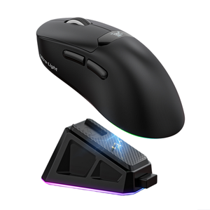 Souris de jeu sans fil rechargeable 24000 DPI PAW3311 avec écran LED, souris de jeu légère pour ordinateur de bureau, ordinateur portable, maison, bureau - Product Image 1