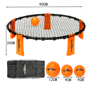 Großhandel Maßgefertigtes Outdoor-<span class=keywords><strong>Smash</strong></span>-<span class=keywords><strong>Ball</strong></span>-Netzset für den Garten Strandballspiel-Set Strikeball 3-<span class=keywords><strong>Ball</strong></span>-Spiel Volleyball-Spike-Spiel - Product Image 3