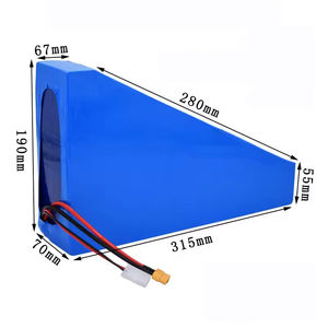 Batería para Bicicleta Eléctrica de 48V 52V 60V 72V, Bolsa Triangular Flexible de 20AH 25AH 30AH 35AH 40AH, Carcasa Rígida Compatible con Motores de 1500W 2000W 3000W 5000W HE - Product Image 5
