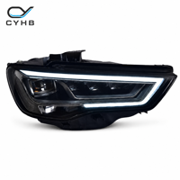 Ensemble de phares LED spécialement conçus pour Audi A3, modèle 2013-2016, nouveau style, feux de jour