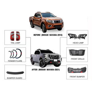 Kit de Carrocería de Alto Rendimiento y <span class=keywords><strong>Precio</strong></span> para <span class=keywords><strong>Nissan</strong></span> Navara 2016-2019, Actualización a <span class=keywords><strong>2021</strong></span> <span class=keywords><strong>NP300</strong></span>. - Product Image 2