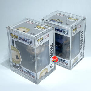 SHP fabricante acrílico <span class=keywords><strong>Funko</strong></span> Pop todos los superhéroes Anime figuras de acción con personaje de dibujos animados muñeca juguetes Protector estuche rígido - Product Image 5