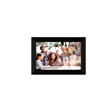 10.1inch WIFI Acrylic <strong>Frame</strong> <strong>Digital</strong> <strong>Picture</strong> 1920x1080P Touch Screen 32GB Memory Wall Mountable Share Photo Via <strong>APP</strong> Anywhere MP3 - Product Image 2