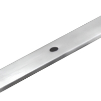 Acier inoxydable 304 Balustrade Escaliers Main courante Rampe Accessoires Double Connecteur En Verre Pour Escalier