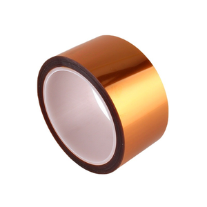 Nastro adesivo personalizzato <span class=keywords><strong>PI</strong></span> 0.1mm in poliimmide ad alta temperatura elettronico resistente al calore industriale nastro dorato - Product Image 6