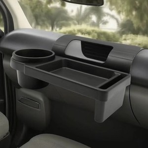 Car Door <b>Hanging</b> Storage Box Rectangle Black 1-3L Hook Type For Storage And Organization - Product Image 1