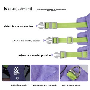 Chaleco Ligero y Transpirable para Mascotas, Impermeable, Correa Ajustable para Perros, Arnés Reflectante Ajustable para Pasear Perros - Product Image 4