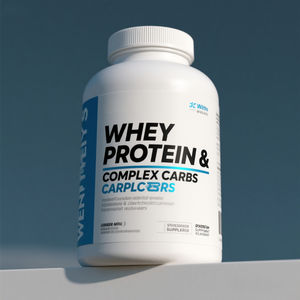 OEMホエイプロテインアイソレート質量ゲイナープロテインパウダーサプリメント50g/サービングナチュラル - Product Image 4