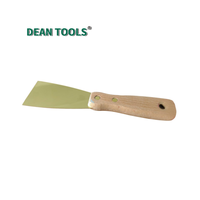 Couteau à mastic professionnel DEAN TOOLS de qualité industrielle, anti-étincelles, 100 mm, design plat, grattoir pour l'élimination des résidus, pour la construction