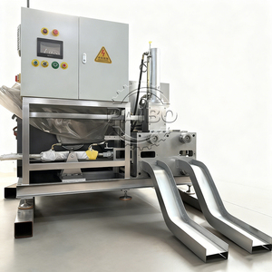 Presse à briquettes de sciure d'acier inoxydable et d'aluminium à double sortie avec moteur |   Fiabilité garantie <span class=keywords><strong>pour</strong></span> une gestion ininterrompue des déchets - Product Image 1