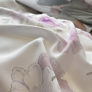 Ensemble <span class=keywords><strong>de</strong></span> literie imprimé en <span class=keywords><strong>satin</strong></span> Tencel 100S certifié OEKO-TEX, 4 pièces, soin <span class=keywords><strong>de</strong></span> la peau, <span class=keywords><strong>linge</strong></span> <span class=keywords><strong>de</strong></span> <span class=keywords><strong>lit</strong></span> rafraîchissant - Product Image 3