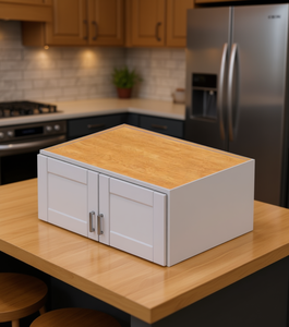 Mobile da Cucina Bianco Stile Shaker Sunique Sydney, Anta Moderna in MDF 36x15x24 Pollici - Product Image 2