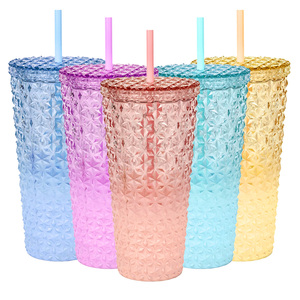 Hai Lớp Kết cấu Gradient cốc nhựa drinkware - Product Image 1