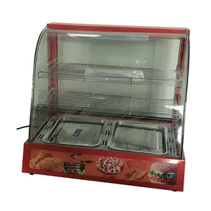 Lyroe Commercial Cuisine Hôtel Verre Top Pâtisserie Comptoir Électrique En Acier Inoxydable Présentoir De Nourriture Exposition Bain <span class=keywords><strong>Marie</strong></span> Réchauffeur - Product Image 1