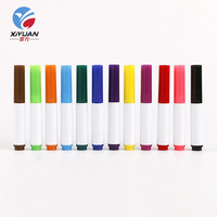 Marqueur en tissu aquarelle 12 couleurs meilleure vente grande quantité stylos lavables à pointe fine pour dessiner emballage en vrac
