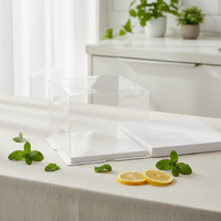 Boîtes cadeaux pour gâteaux et pains en PET transparent pliables de haute qualité avec logo personnalisé en gros