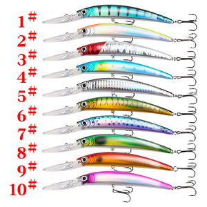 Xinyu <b>Fishing</b> Tackle Minnow <b>Lure</b> 15.3cm 16g Midwater Bait For Bass Freshwater Sea <b>Fishing</b> Hard <b>Lure</b> Set Of 10 - Product Image 1