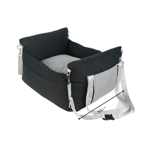 Transportín de Viaje Portátil de Lujo con Diseño Sólido, Impermeable, Cama Elevada para Perros y Gatos Pequeños, Asiento de Coche Suave para Mascotas - Product Image 2