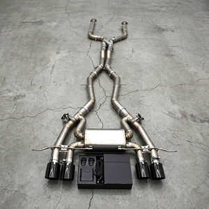 ท่อไอเสีย Boska Valvetronic แบบ Z-Pipe สำหรับ BMW M3/M4 G80/G82 M2 G87 S58 3.0T ปี 2021-2024 ไทเทเนียม ท่อไอเสียแบบความยาวเท่ากัน - Product Image 1