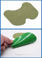 Patch chauffant pour genou en herbes d'armoise, en tissu non tissé respirant, pour la récupération sportive et le soutien articulaire, vente en gros