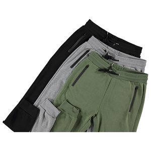 Pantalones de chándal Fleece Active Athletic Workout Jogger Pantalones de chándal para hombres con bolsillo con cremallera para hombres - Product Image 2