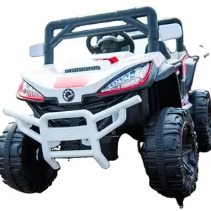 Trẻ em xe điện đôi xe đẩy em bé xe lớn bốn bánh điều khiển từ xa đồ chơi xe off-road xe có thể ngồi người