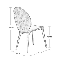 Chaises de salle à manger modernes, chaise de salle à manger de luxe en acier inoxydable pour meubles de réception de mariage d'hôtel à domicile