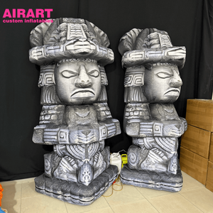 Totem gonflable pour la publicité, statue gonflable de personnage en pierre pour accessoires de scène - Product Image 1