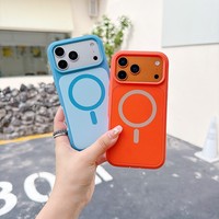 Coques de téléphone portable magnétiques personnalisées antichoc en TPU de luxe haut de gamme pour iPhone 17 16 15 14 Pro Max