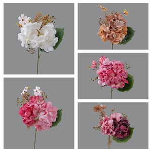 ดอกไฮเดรนเยียประดิษฐ์ CallaFloral สีขาว กุหลาบแดง ชมพูอ่อน งานแฮนด์เมด สำหรับตกแต่งงานแต่งงาน ตกแต่งบ้าน ก้านเดี่ยว รุ่น MW83119 - Product Image 3
