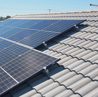 Système de fixation de panneaux solaires sur toiture en acier inoxydable réglable Best Selling Angels, surface anodisée, garantie 25 ans