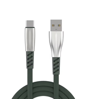 Nuevo Modelo OEM, Cable Tipo-C de TPE, Carga Rápida de 3A, Cubierta de Silicona Ecológica de Cobre Puro para PC, Teléfono Móvil y Cámara