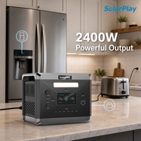 Générateur solaire Solarplay Q2501 2400W pour la maison, station d'alimentation portable 2160Wh, système de stockage d'énergie portable
