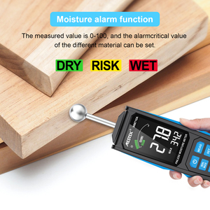 Medidor de humedad WM710A, madera, cartón, madera, edificios de hormigón, Detector de humedad, probador, humedad de madera portátil - Product Image 6