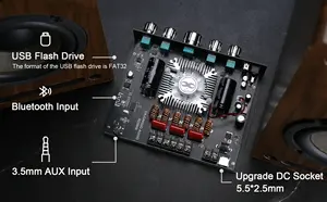 OEM TDA7498E 160W * 2 220WBluetoothパワーアンプボードチップ12V-38Vオーディオパワーアンプモジュール - Product Image 4