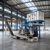 Ligne de production de granulés de biomasse de type Ring Die, équipement complet de traitement des granulés de bois à partir de déchets forestiers