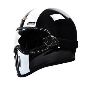 ヘルメットオートバイモトヘルメットバイザーバイザーシールドABSファイバーグラスカーボンファイバーファイバークラシックヘルメット2025 - Product Image 1
