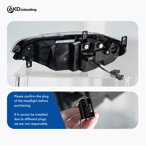 Feux avant AKD pour BMW E71 X6 E72 2008-2014, ensemble complet de phares, phares LED améliorés, nouveau projecteur laser. - Product Image 4