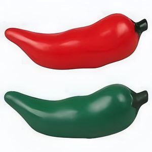 Pelota Antiestrés de Chile Rojo Promocional de Alta Calidad, Pelota Antiestrés con Forma de Pimiento - Product Image 1