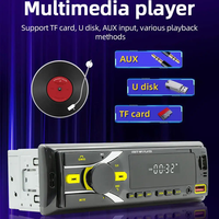 Radio Pioneer de 1 Din para Coche con FM, Audio RCA, Subwoofer, Fuente de Sonido, Lector de Discos y Tarjetas, Reproductor MP3 USB, Estéreo Automotriz Multi-D3107