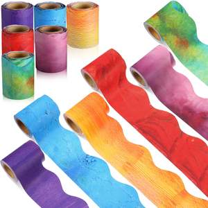 Fronteras de aula escolar para tablón de anuncios, rollos de borde de tablón de anuncios, tablón de anuncios festoneado, decoración de aula escolar - Product Image 1