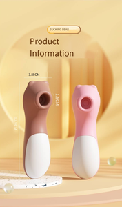 Estimulador de Clítoris y Pezones con Ventosa en Forma de Oso, Masajeador de Vacío Oral, 10 Velocidades, Impermeable, Vibrador de Succión para Clítoris, Juguete Sexual Femenino - Product Image 6
